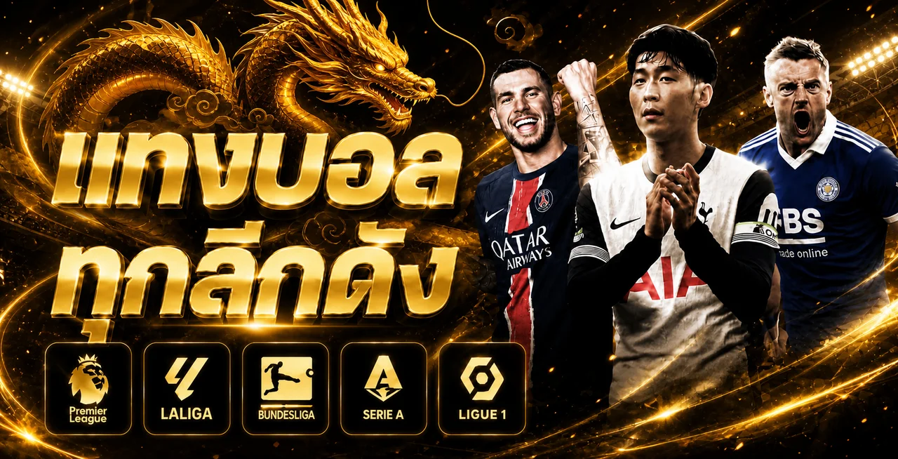 แบนเนอร์ข้อมูลฟุตบอลและลีกยอดนิยม
